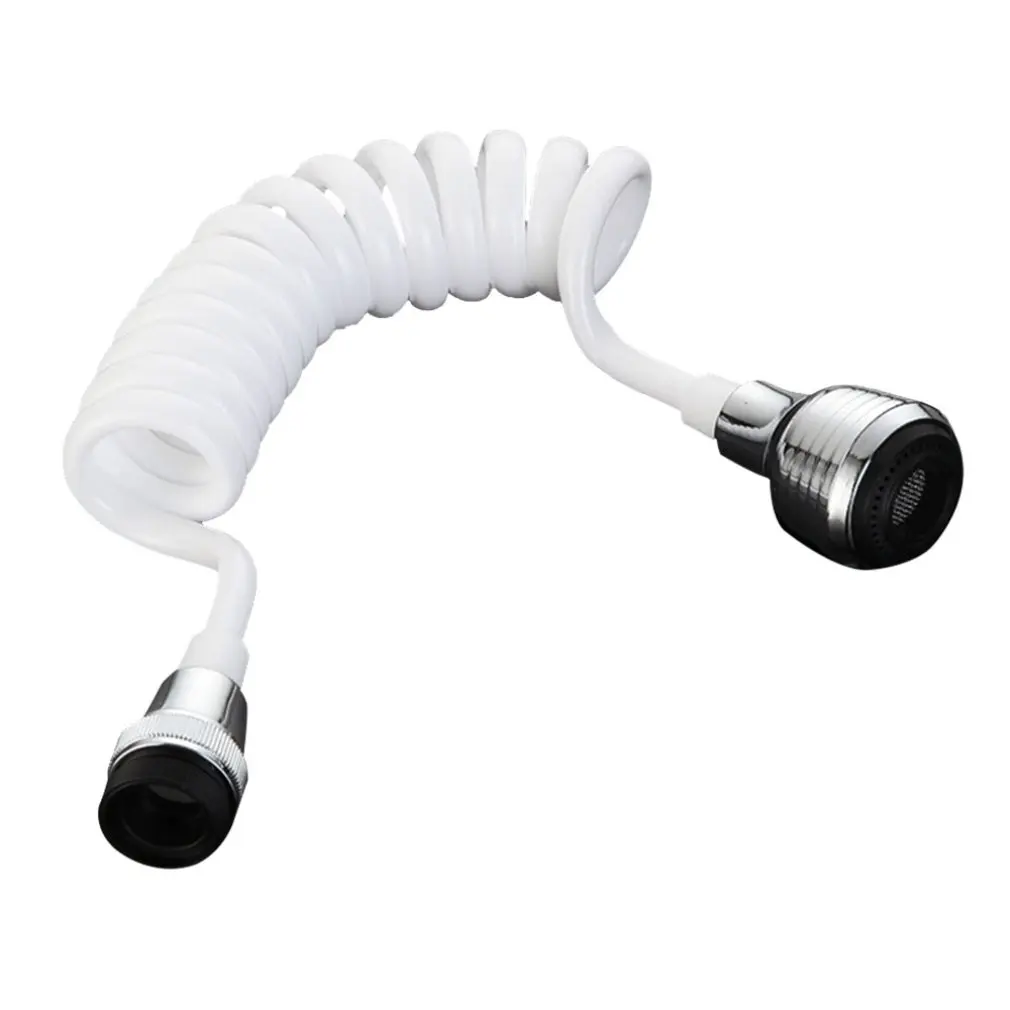 

A2744 Home Kitchen Faucet Extension Extender Long Hose Portable Retractable Foaming Shower Faucet Durable