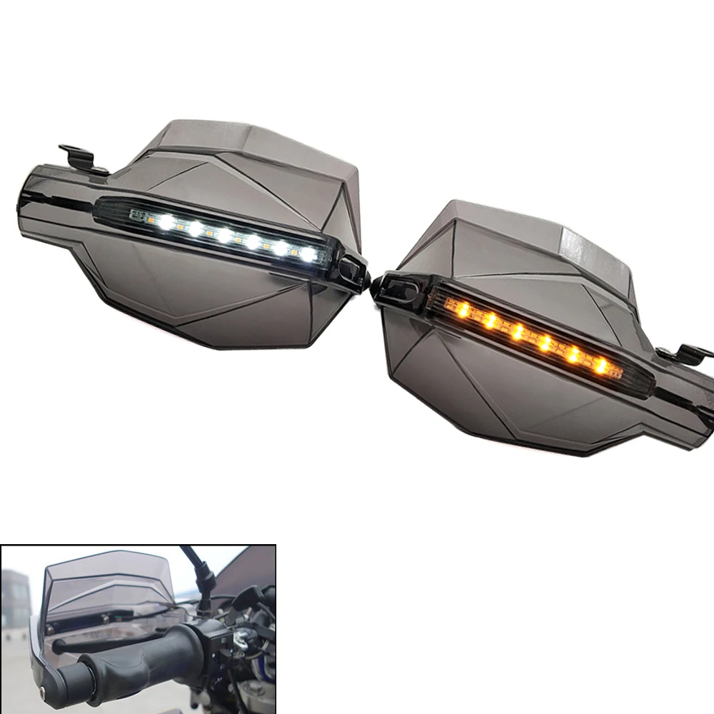 

Motorcycle Hand Guards 7/8" Handlebar with LED Light Motocross Handguards For Honda msx 125 forza 300 XADV 750 X-11 x11 cb 190r