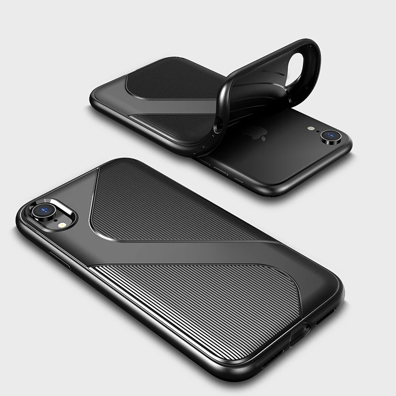 Для iPhone XR X Xs MAX чехол, тонкий ТПУ силиконовый нескользящий мягкий гибкий противоударный чехол s для iPhone XR