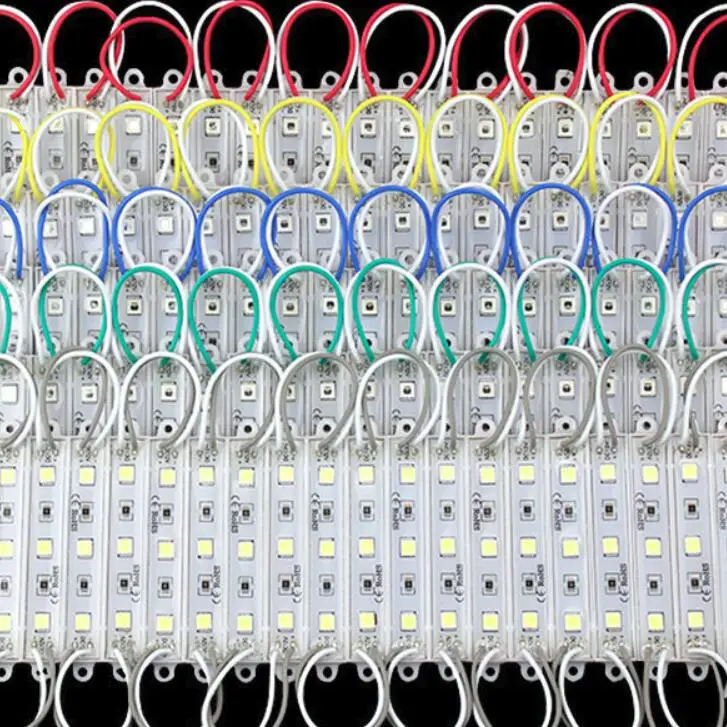 DC12V Светодиодный модуль 3 SMD 5054 холодный белый/красный/зеленый/синий/желтый/розовый/теплый цвет водонепроницаемый IP66 супер яркая подсветка для вывесок