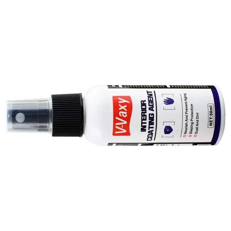 V-Vaxy 50 мл очиститель салона автомобиля, кожаное сиденье для обслуживания, пластиковая панель для приборной панели, чистящая пена