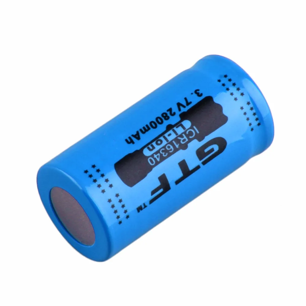 Nuova batteria al litio 16340 3.7V 2800mAh CR123A CR123 3.7V batterie  ricaricabili agli ioni di litio per penna Laser torcia a LED 16340 celle|Batterie  ricaricabili| - AliExpress