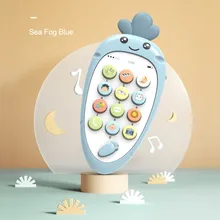 Электронная игрушка Телефон обучающие игрушки мультфильм телефон детский мобильный телефон с музыкой ребенок младенец Прорезыватель