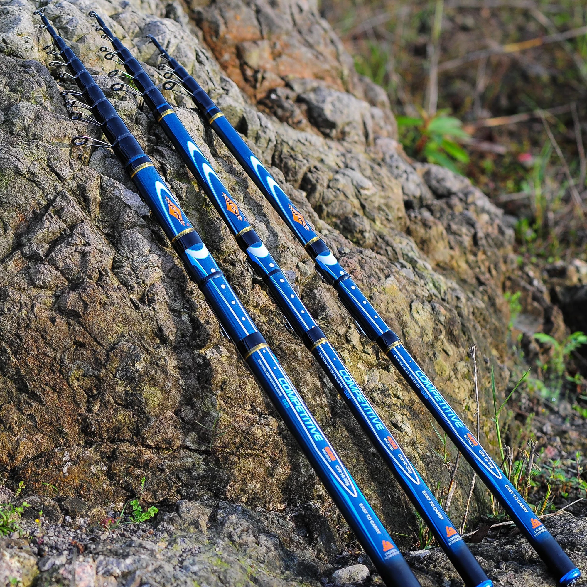 BUDEFO COMPETITIVE Telescopic Bolo Fishing Rod 4.0 4.5 5.0 6.0m Travel  Highcarbon Spinning Casting float fishing 10-30G pole rod