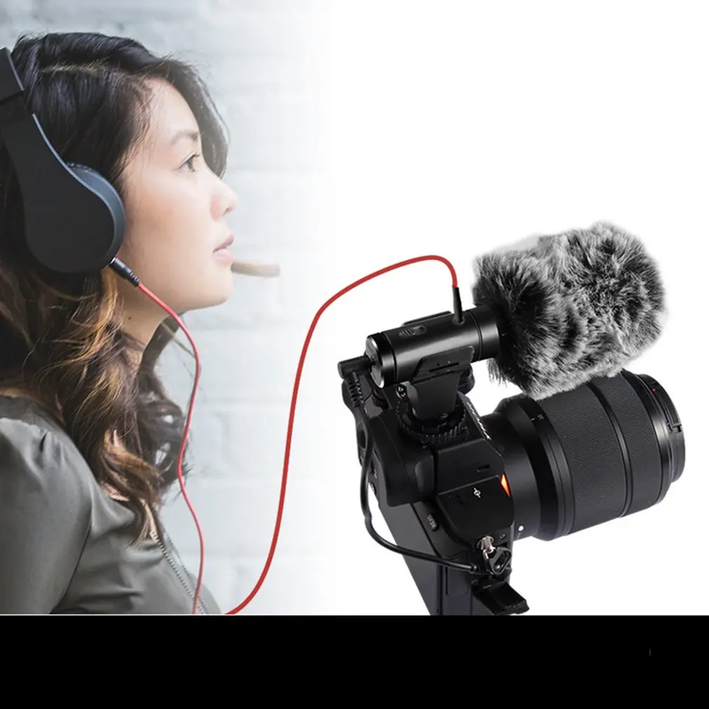 MIC-02/MIC-06/MIC-07/MIC-07 Pro 3,5 мм Мобильный телефон/камера микрофон видео запись супер-кардиоидный указывающий стерео микрофон