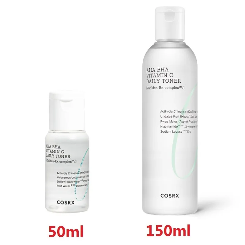 COSRX Refresh AHA/BHA Vitamin C Daily Toner 50ml / 150ml Facial Serum Enhancing Skin Flexibility Removing Dead Skin Blackhead|Serum| - AliExpress
