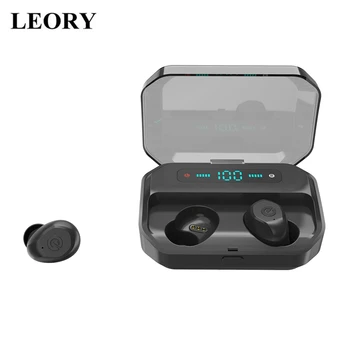 

TWS bluetooth Earphone 3500mAh Power Bank CVC Noise Reduction Wireless HiFi Stereo Earbud IPX7 Waterproof Sport Headset with Mic