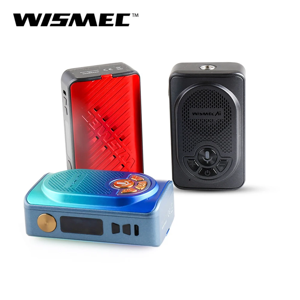 Вейп мод Wismec AI бокс мод 200 Вт 18650 батарея Bluetooth HANDS-FREE динамик Голосовое управление электронная сигарета vape мод