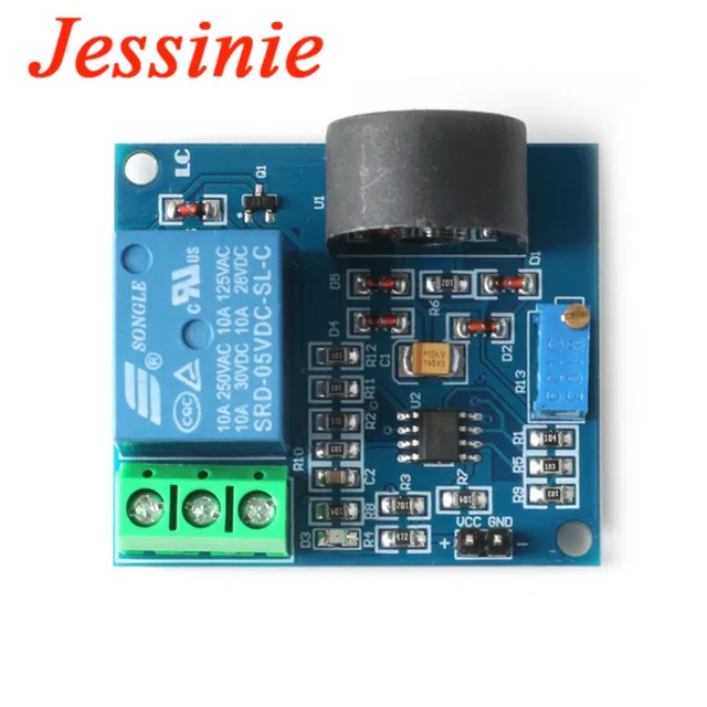 WCS1800 Sensor de corriente Hall LM393 Módulo de Sensor de detección de