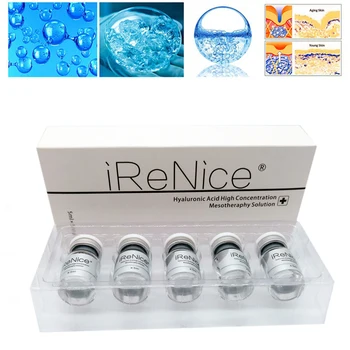 

5ml Hyaluronic Acid high concentration mesotherapy solution Micro Molecular Skin Rejuvenation Remove wrinkles by mesotherapy gun