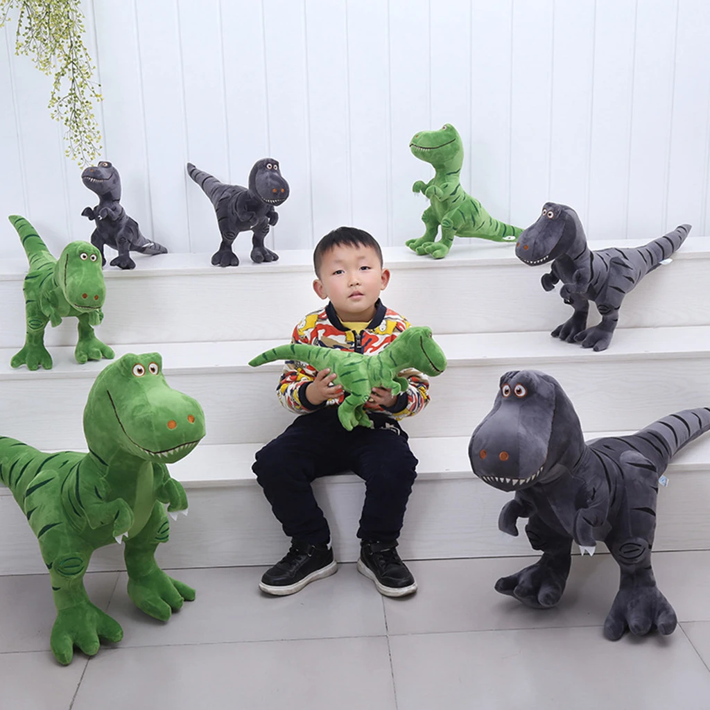 Kids Baby Developmental Plush Stuffed Animal Dino Soft Doll Toy Play Activity