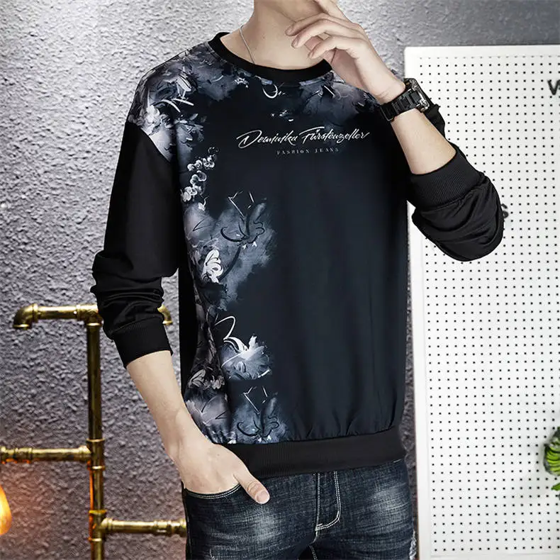 2020 New Sweatshirt Men Hoodie Crewneck Sweatshirts Spring Hoody Ugly Printed Streetwear Male Japan Korean Style Plus SIze 4XL 05