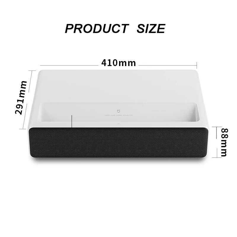Xiaomi Mijia лазерный проектор 1080P без экрана ТВ Xiaomi Projetor Full HD Поддержка 4K видео 5000 люмен Android, мультимедийный проектор Proyector