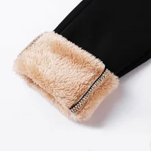 Женские брюки-карандаш, зимние, высокая талия, сохраняющие тепло, тонкие леггинсы, флисовые штаны с мехом, уличная одежда, брюки для женщин, повседневные, теплые, 6XL