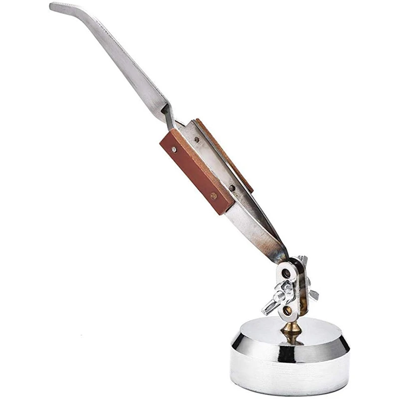 SHGO HOT-Rebound Jewelry Welding Tweezers Bending Welding Tweezers Self-Locking Jewelry Jewelry Making Tool Repair
