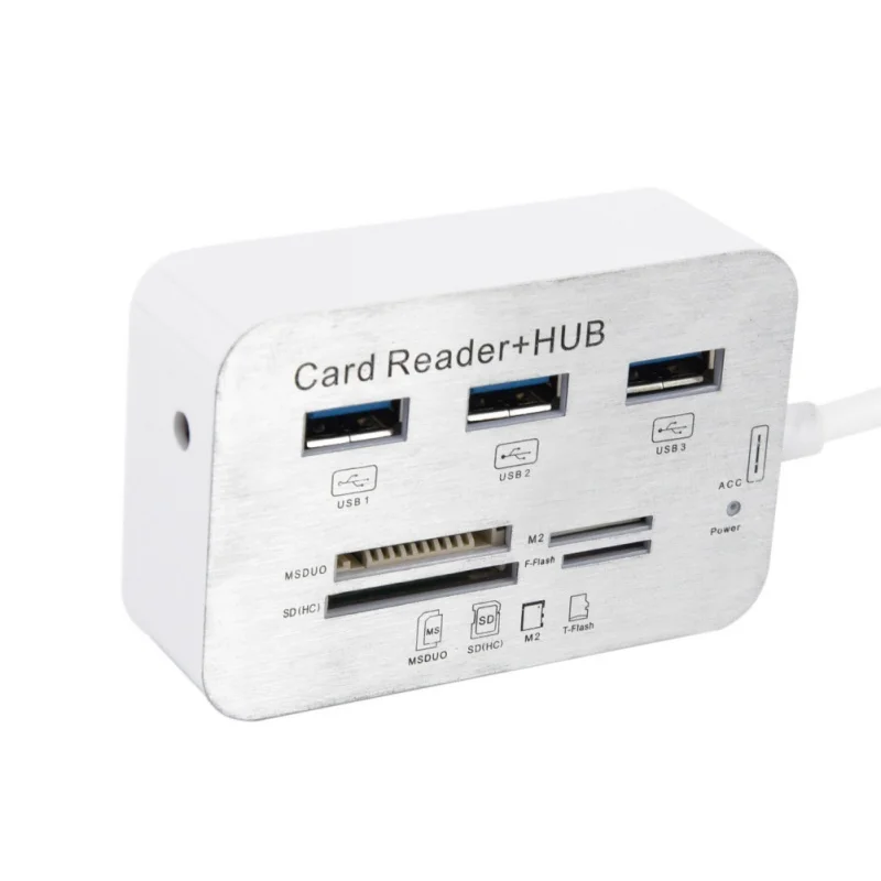 Универсальный 7 в 1 Многофункциональный USB 3,0 флэш-адаптер концентратор Высокоскоростной разветвитель считыватель карт памяти