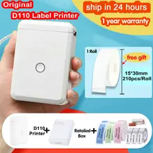 Niimbot D110 Mini Draagbare Thermische Label Printer Geen Inkt Wireless Pocket Printer Sticker Label Maker Voor Telefoon Home Office Gebruik