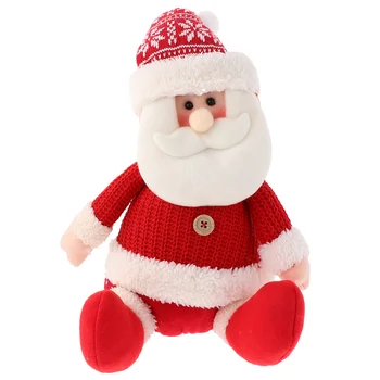 

1Pc Doll Portable Adorable Knitted Doll Toy for Christmas Party