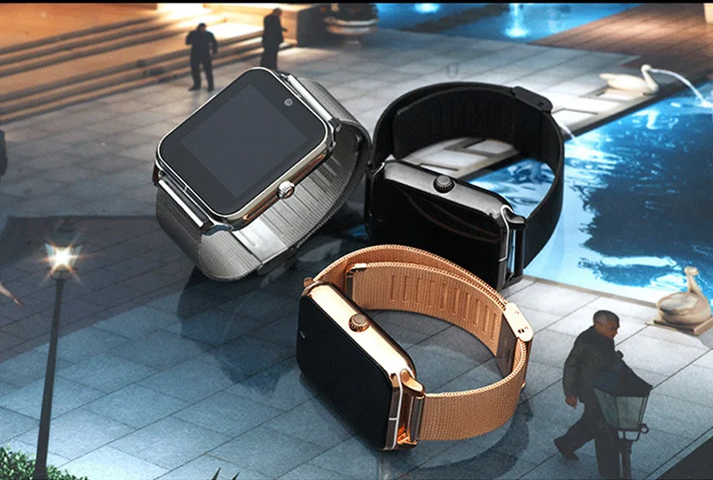 Z60 стальной ремешок Смарт-часы Z60 Смарт-часы Bluetooth Смарт носимые подключаемые карты телефон часы производитель прямых продаж
