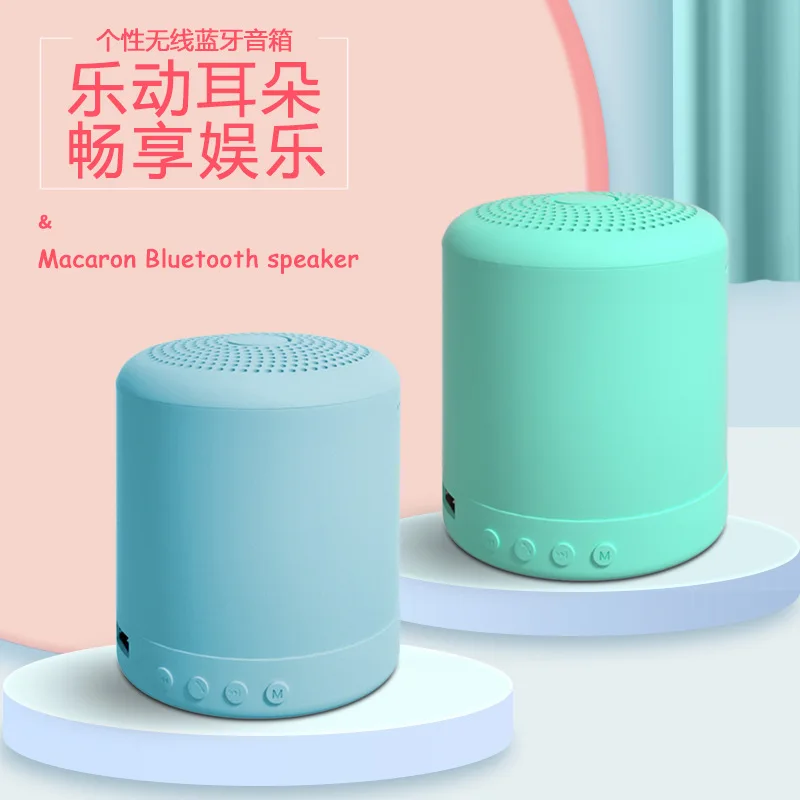 

Macaron A11 Mini Bluetooth Audio Phone Computer Notebook Subwoofer Wireless USB Card Small Speaker