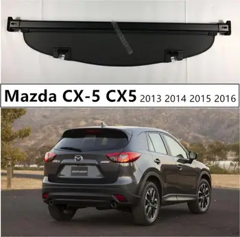 

For Rear Trunk Security Shield Cargo Cover For Mazda CX-5 CX5 2013 2014 2015 2016 High Quality Auto Accessories Black Beige
