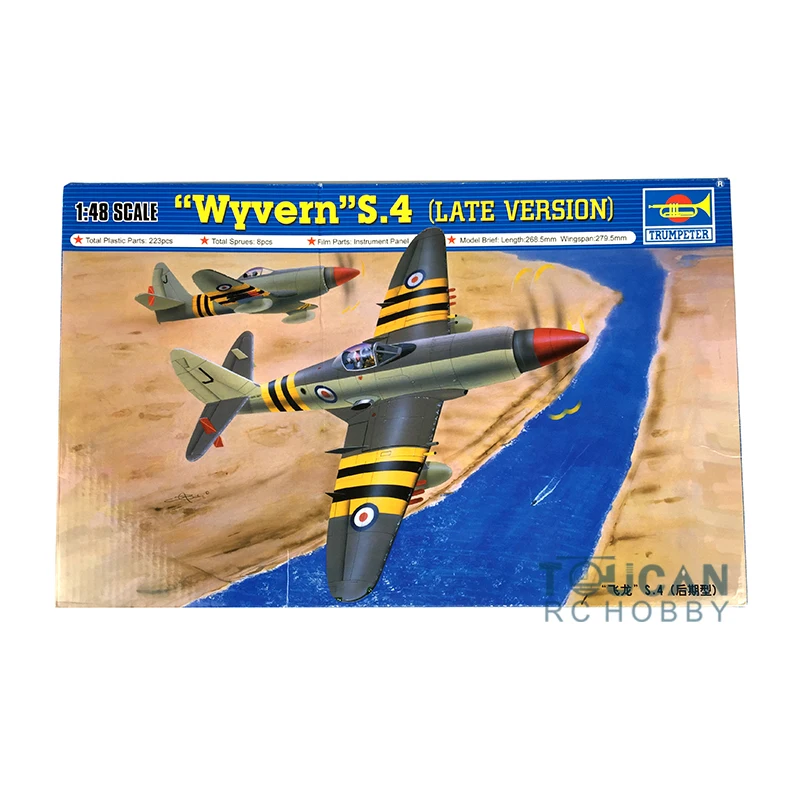 Трубач 02820 1/48 весы UK Wyvern S.4 поздно самолет Штурмовик статическая модель TH05788-SMT6 |