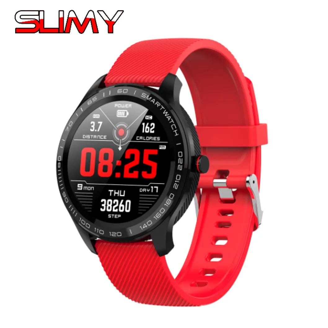 

Slimy L9 ECG + PPG Smart Watch Blood Pressure Oxygen IP68 Waterproof Smartwatch Heart Rate Wristwatch Call Message Reminder