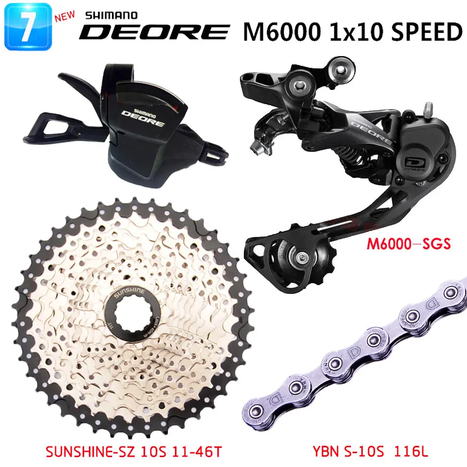 

SHIMAN0 M6000 SRAMNX 1x10 s 11 s Fach-gruppe GX kurbelgarnitur 170 175mm MTB Mountainbike Kit fahrrad Schaltwerk radfahren Teile