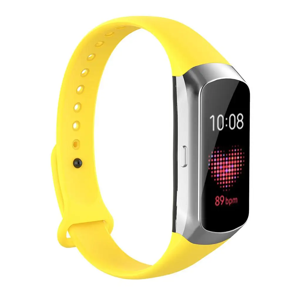 Силиконовые спортивные часы ремешок на запястье ремешок для samsung Galaxy Fit SM-R370 смарт-браслет Ремешки для наручных часов аксессуары