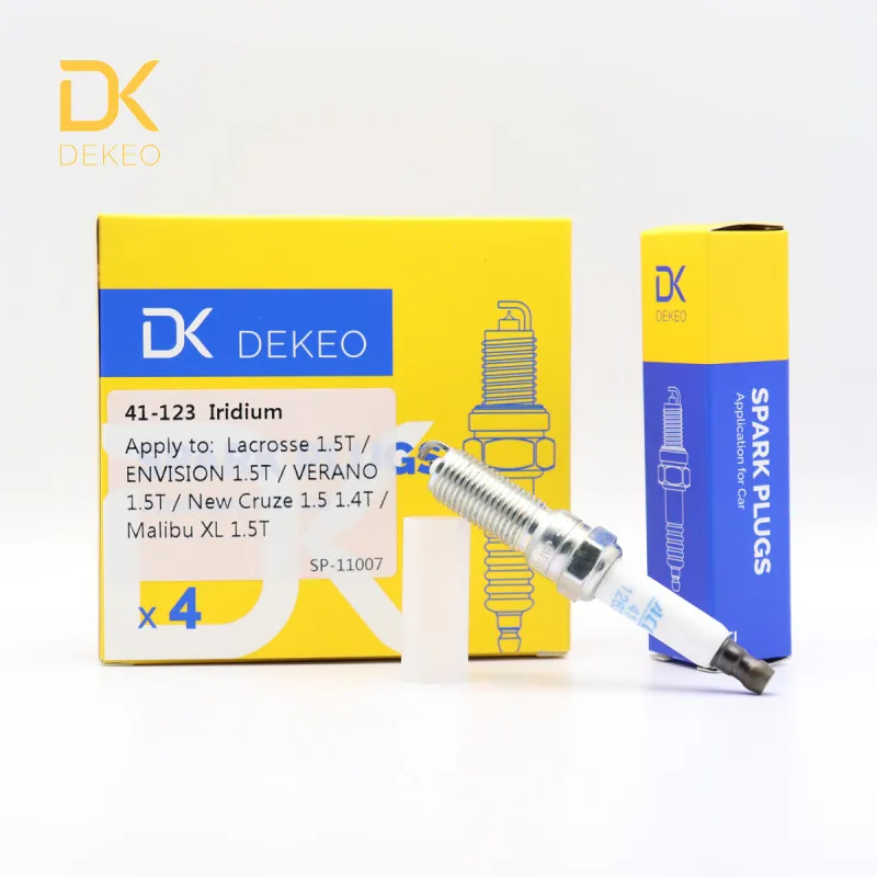 Dekeo Iridium 12637199(91970) 41-123 ILNAR8B7G OEM набор свечей зажигания подходит для MG HS GS GT для Chevrolet Cruze 3 Mairuibao XL 4 шт