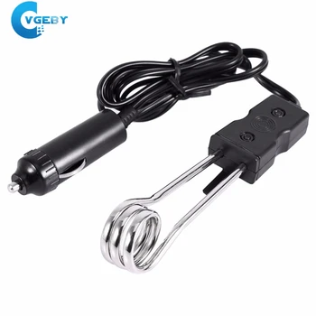 12V 24V Portable Electric Car Immersion Water Heater for Travel Camping Picnic Mini Boiler Hot Water Coffee Immersion Travel 1