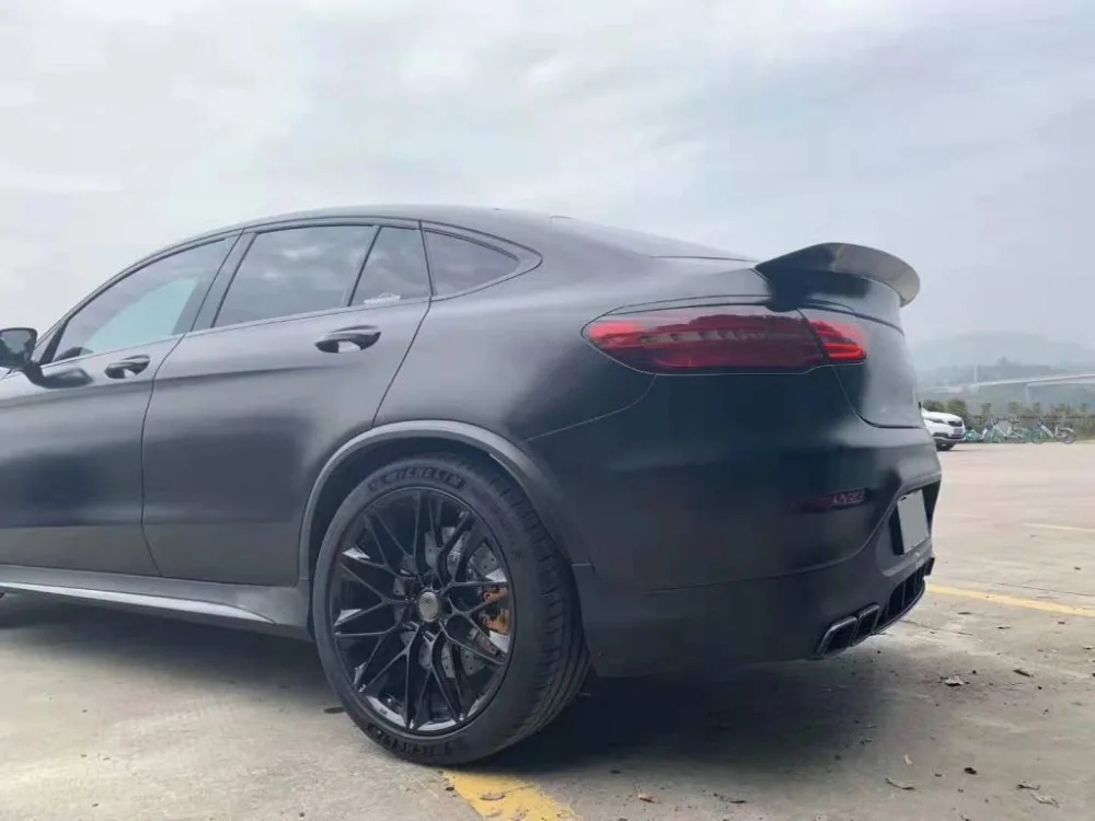 Автомобильный задний спойлер для Mercedes Benz GLC класс купе GLC43 GLC63 AMG углеродного волокна задний багажник спойлер