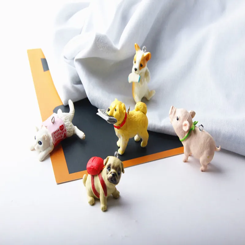 Японская Копилка корги Шиба щенок кошка подвеска брелок DIY Ручная работа