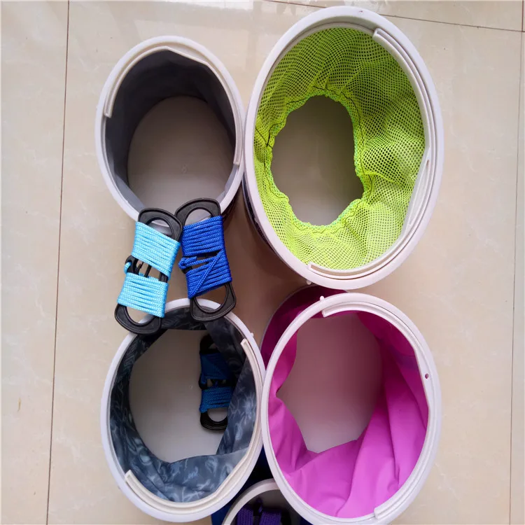 

Folding Bucket Storage Bucket Fishing Bucket Fish Canvas Bucket with Rope Fishing Box