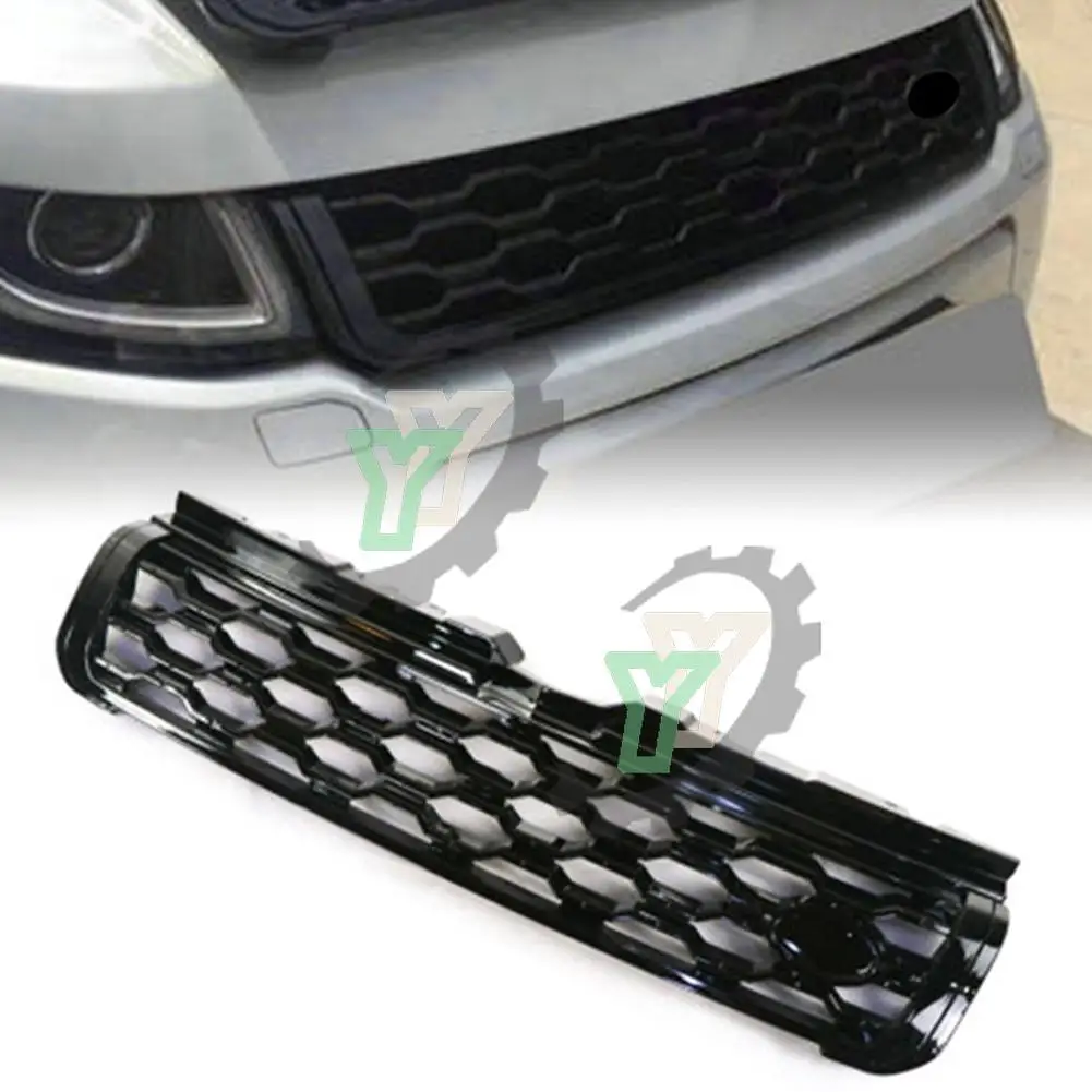 

Car Front Grille Upper Radiator Grill Exterior Grills Mesh Grid Front Bumper For Land Rover Range Rover Evoque 2010-16 2017 2018