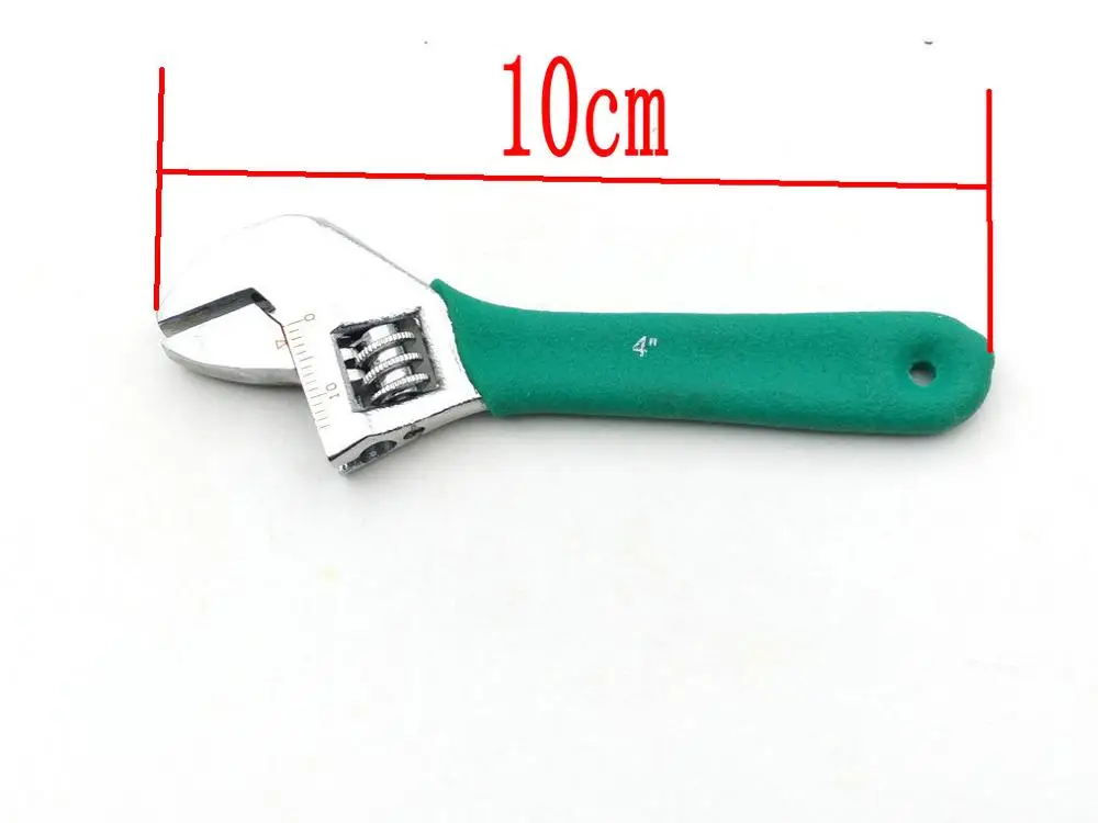 Мини 4 дюйма Металлические Регулируемые гаечные ключи ручной инструмент