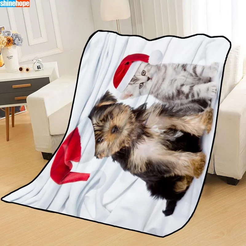 Custom Dog and Cat Blankets for beds throw blanket soft blanket summer blanket anime blanket travel blanket