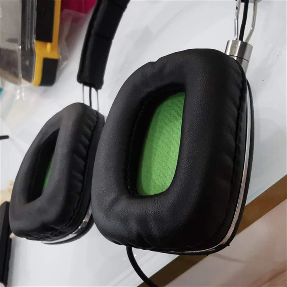 1pair Replacement Sponge Leather Headphone Sleeve Soft Ear Muff Protective Pads for B W P5 Earphone Accessories