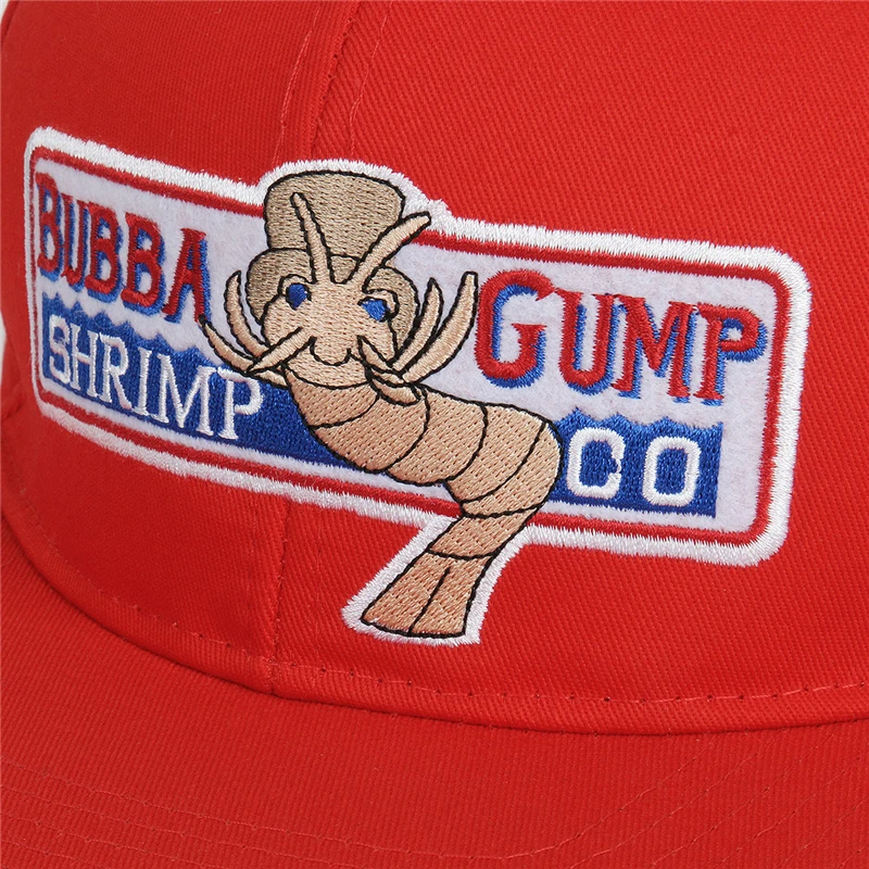 Forrest Bubba Gump Red Baseball Cap Cosplay Costume Adult Adjustable Sport  Printed Hat Trucker Casquette - AliExpress