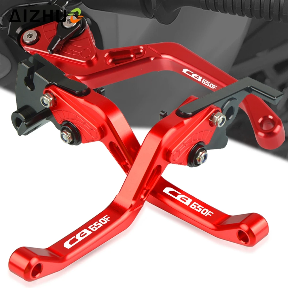 

CB 650F Motorcycle Accessories CNC Adjustable Short Brake Clutch Levers FOR HONDA CB650F 2014-2016 2015 Handbrake Lever CB650 F