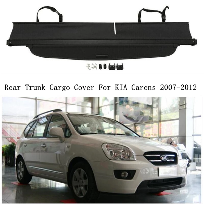 

For KIA Carens 2007 2008 2009 2010 2011 2012 Rear Trunk Cargo Cover Partition Curtain Screen Shade Security Shield Accessories