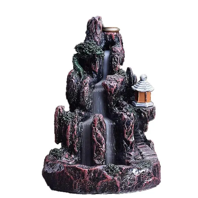 1piece New Product Backflow Creative Decoration Resin Incense Burner Crafts Ornamental Perfume Stand Back Incense Burner