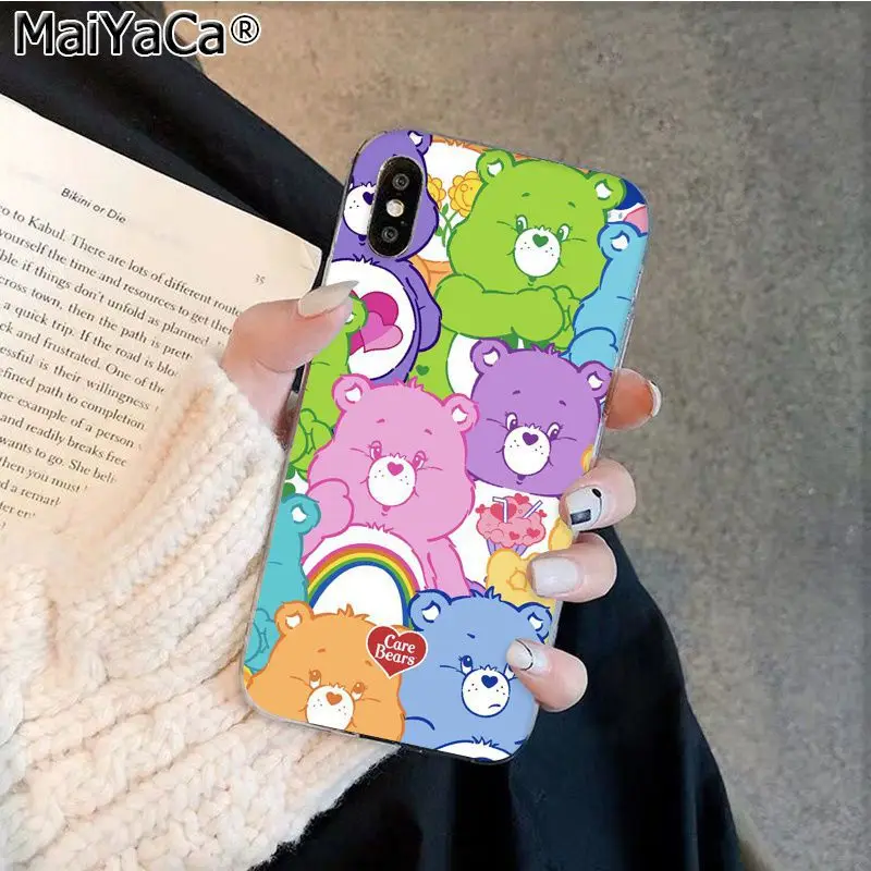 A11 MaiYaCa стильная футболка с изображением персонажей видеоигр Care Bears Роскошный чехол для телефона Apple iphone 11 pro 8 7 66S Plus iphone X XS MAX 5S SE XR корпус под плетенную сумку - Цвет: A11