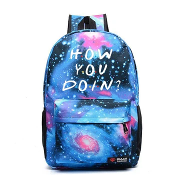 

School Backpack FRIENDS DON'T LIE Cartable Fille Primaire Mochila Women Bag Pack School Bags for Teenage Girls Boys Canvas Bag
