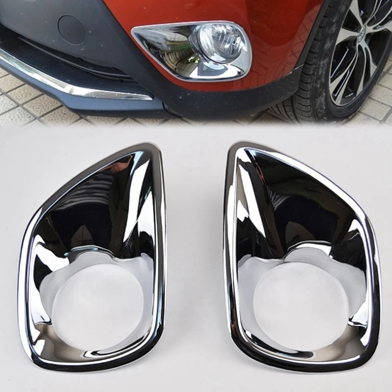 Для Toyota RAV4 RAV 4 2013 ABS хромированный противотуманный светильник, противотуманный светильник, накладка на рамку, наклейка, внешние аксессуары