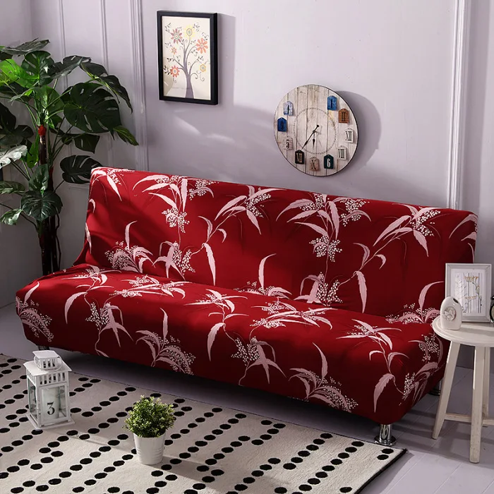 Диван Чехлы протекторы Slipcover эластичный полный охват без подлокотника для дома MK