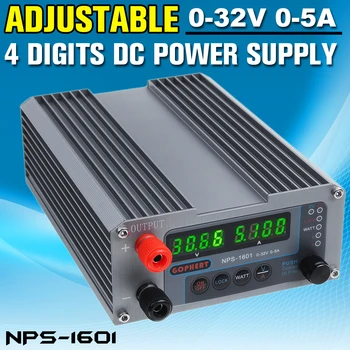 

NEW NPS-1601 CPS-3205 3205II Mini Adjustable Digital Switch DC Power Supply With WATT Lock Function 0.001A 0.01V 32V 30V 5A