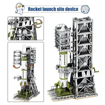 

City Technic Creator Artificial Satellite Model Building Blocks Aviation Rocket Space Launcher Set Bricks Assembly Toys Kids Boy