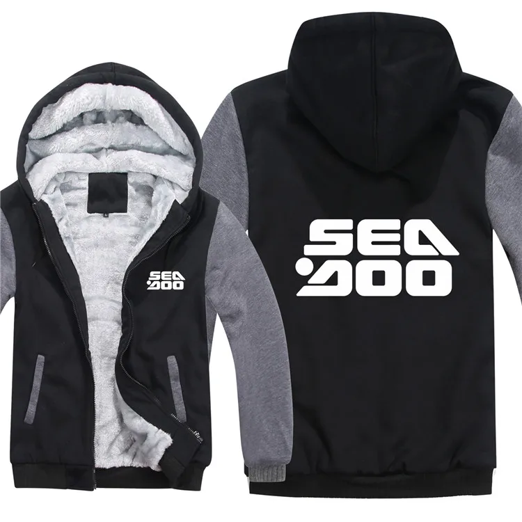 Sea Doo Seadoo Moto толстовки мужские пальто на молнии флисовая утепленная толстовка Sea-Doo пуловер