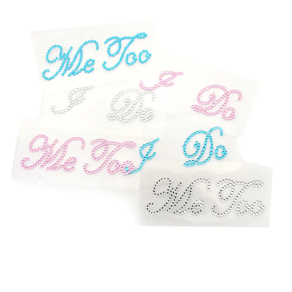 Сделай Сам 1 комплект романтические стразы акриловые наклейки для свадебных